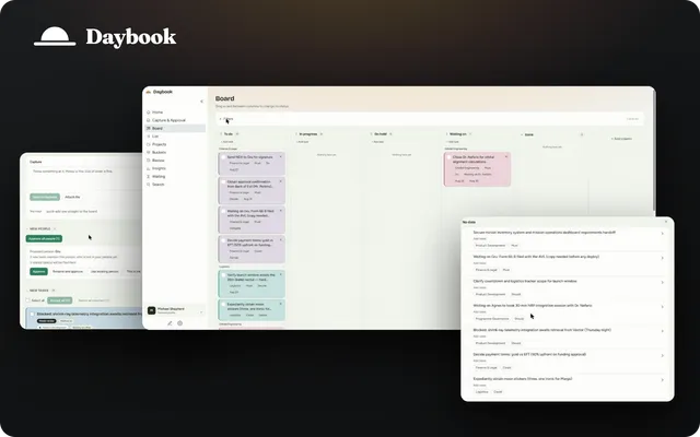 Daybook preview
