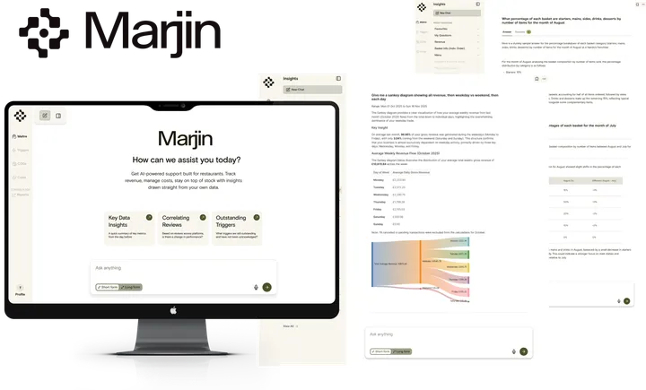 Marjin AI mockup